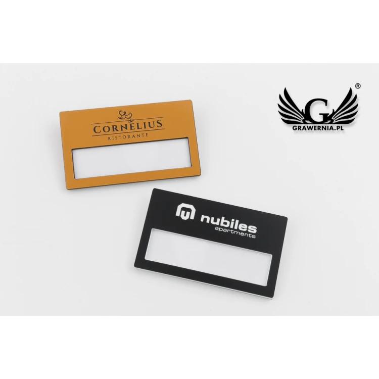 ID Badge with Window - Multicolor B - Size: 67x40mm - ID069