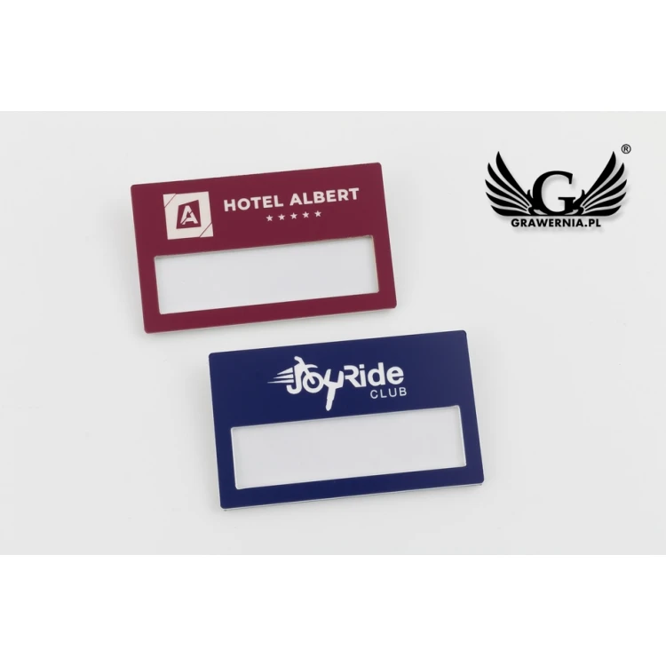 ID Badge with Window - Multicolor B - Size: 67x40mm - ID069