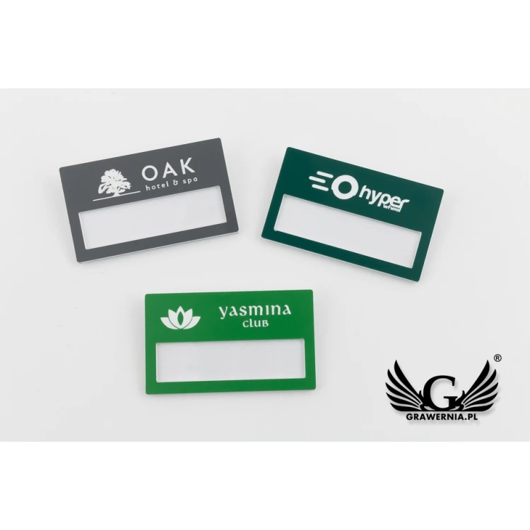 ID Badge with Window - Multicolor B - Size: 67x40mm - ID069