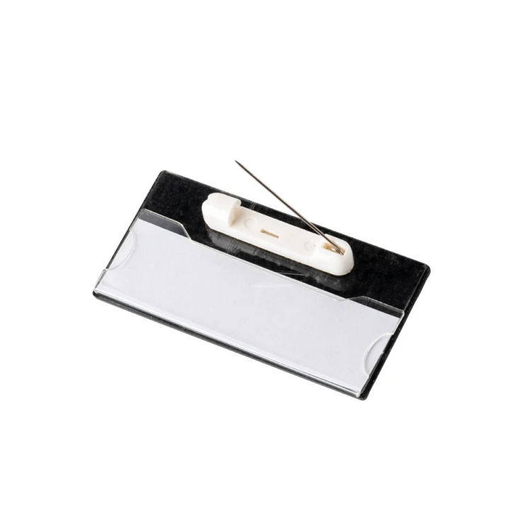 ID Badge with Window - Silver M - ID023