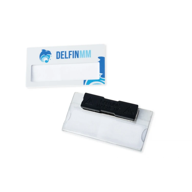 ID Badge with Window - HIPS Material with UV Print - Size 67x35mm - ID127