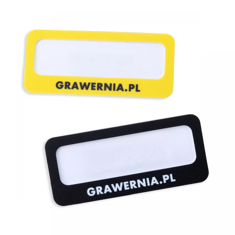 ID Badge with Window - HIPS Material with UV Print - Size 80x35mm - ID137