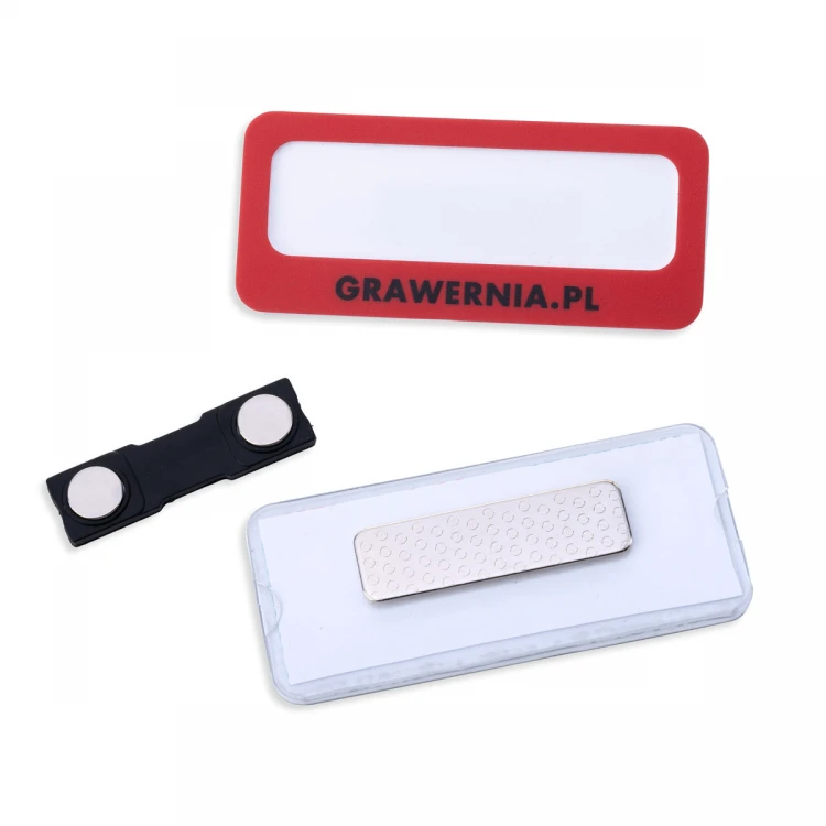 ID Badge with Window - HIPS Material with UV Print - Size 80x35mm - ID137