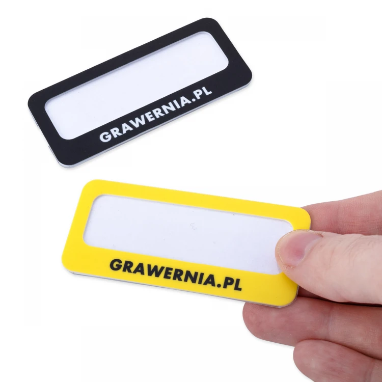 ID Badge with Window - HIPS Material with UV Print - Size 80x35mm - ID137