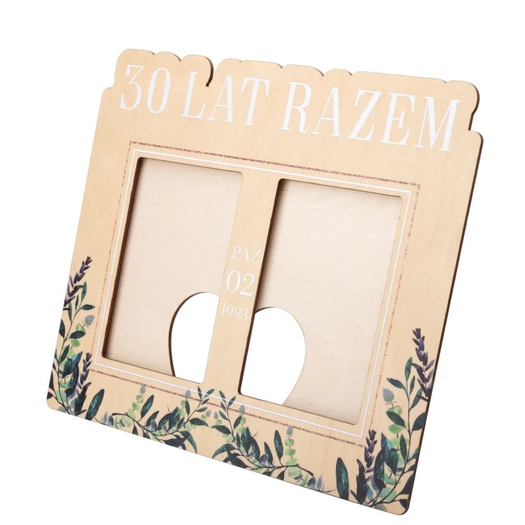 Anniversary Wooden Frame for Two Photos - RAM017