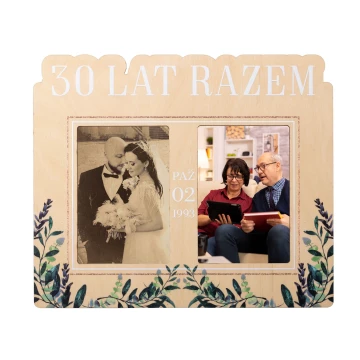 Anniversary Wooden Frame for Two Photos - RAM017
