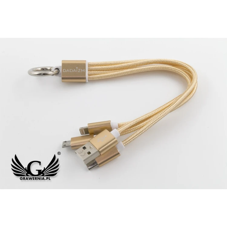 3 in 1 Toronto USB Cable - any engraving - BP95