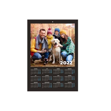 Calendar with Photo - UV Color Print - Dimensions 297x420mm (A3) - KAL004