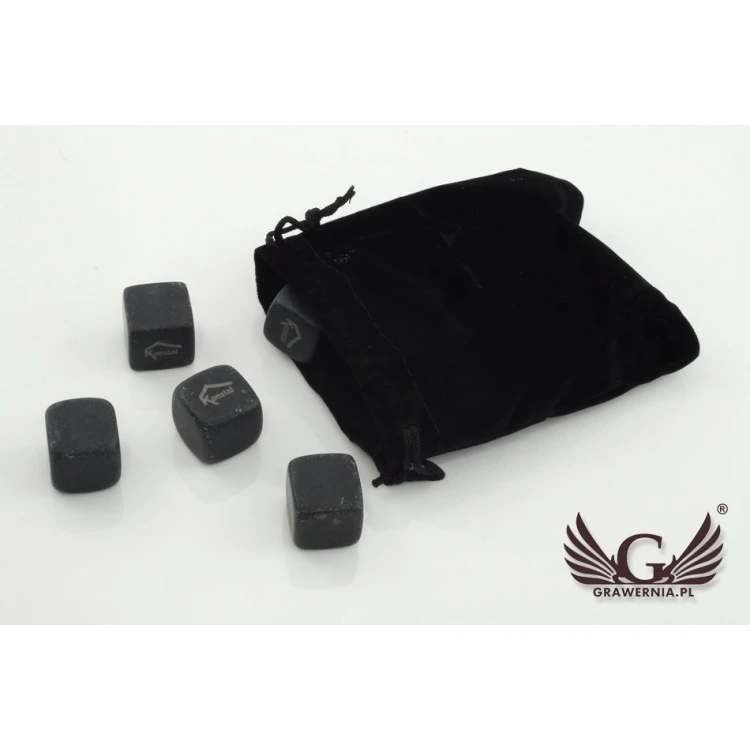 Whiskey Stones with Custom Engraving - Set of 9