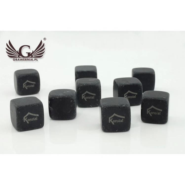 Whiskey Stones with Custom Engraving - Set of 9