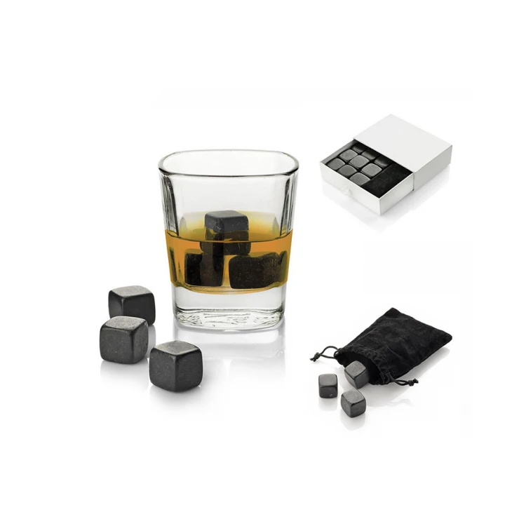 Whiskey Stones with Custom Engraving - Set of 9