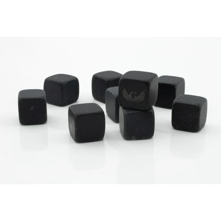 Whiskey Stones with Custom Engraving - Set of 9