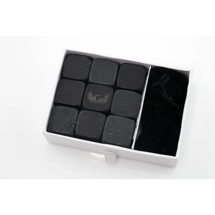 Whiskey Stones with Custom Engraving - Set of 9
