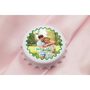 Photo Bottle Opener Capsule - Thank You Gift for Guests - KAP002