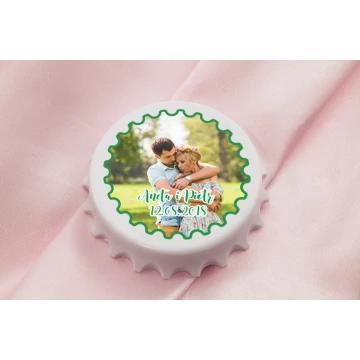 Photo Bottle Opener Capsule - Thank You Gift for Guests - KAP002