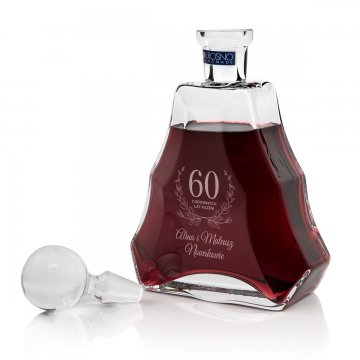 Engraved Decanter for Liqueur or Tinctures - VERA - Anniversary Gift - KAR008