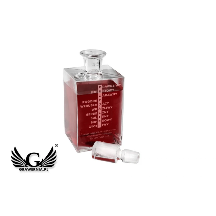Engraved Decanter for Liqueurs or Whisky - CAMEL - Gift for a Friend - KAR037