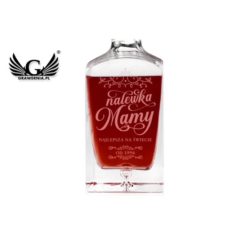 Engraved Decanter for Liqueurs - LAMBERT - Mom's Liqueur - KAR041