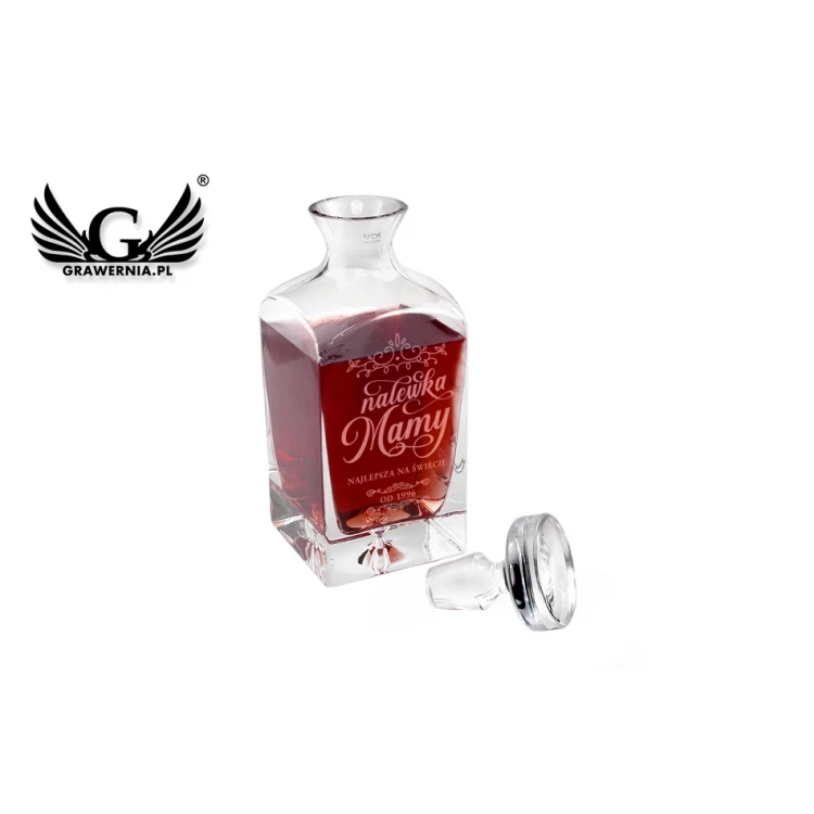 Engraved Decanter for Liqueurs - LAMBERT - Mom's Liqueur - KAR041
