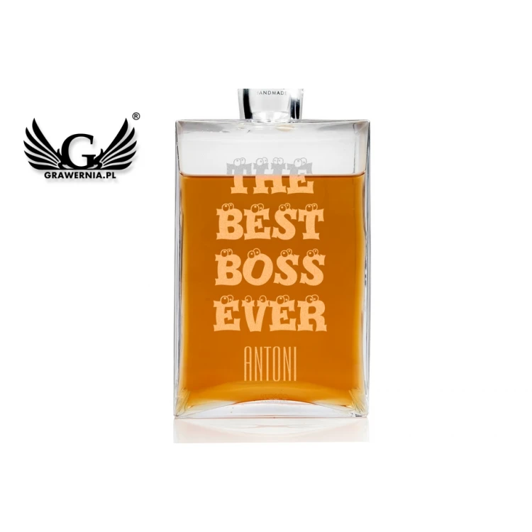 Engraved Decanter for Whisky or Liqueurs - CAMEL - Gift for Boss - KAR016
