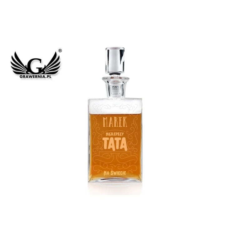 Engraved Decanter for Whisky or Liqueurs - CAMEL - Gift for Dad - KAR017