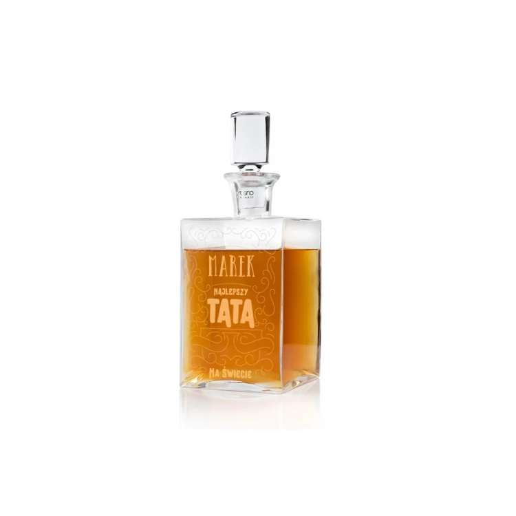Engraved Decanter for Whisky or Liqueurs - CAMEL - Gift for Dad - KAR017