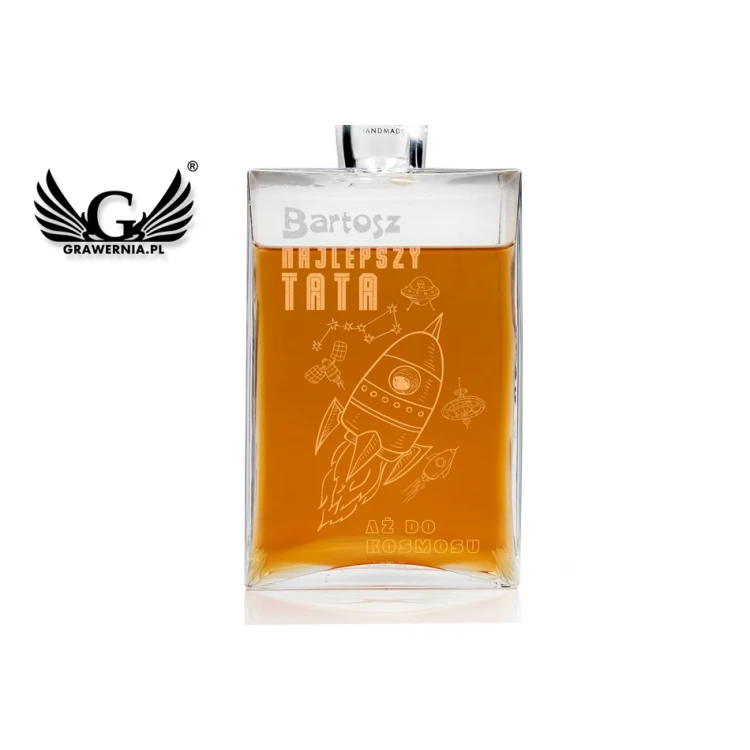 Engraved Decanter for Whisky or Liqueurs - CAMEL - Gift for Dad - KAR018