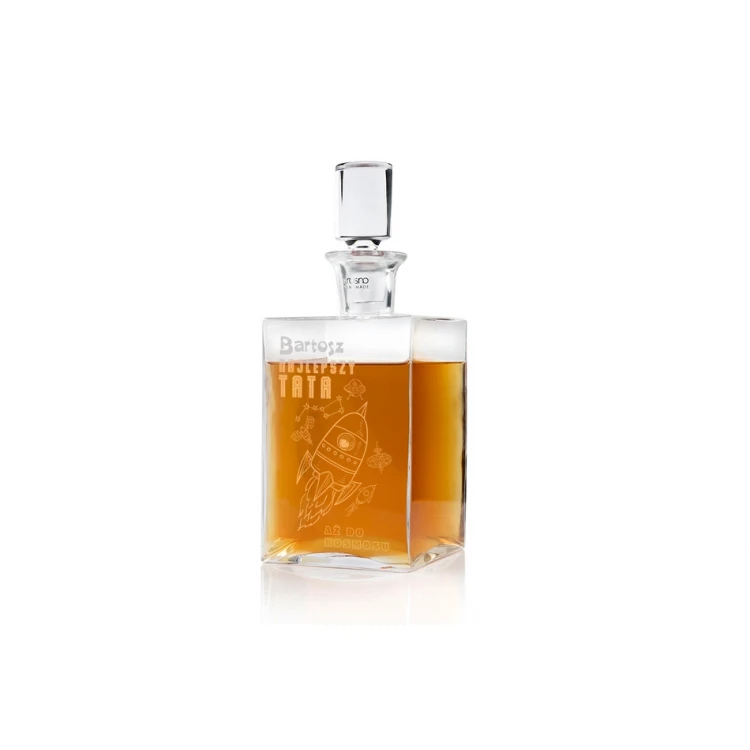 Engraved Decanter for Whisky or Liqueurs - CAMEL - Gift for Dad - KAR018