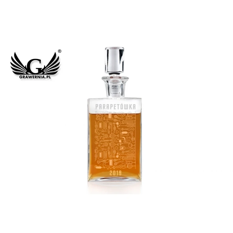 Engraved Decanter for Whisky or Liqueurs - CAMEL - Housewarming Gift - KAR019