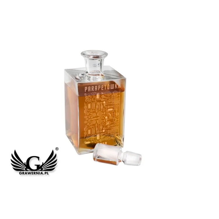 Engraved Decanter for Whisky or Liqueurs - CAMEL - Housewarming Gift - KAR019