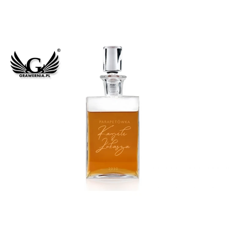 Engraved Decanter for Whisky or Liqueurs - CAMEL - Housewarming Gift - KAR020