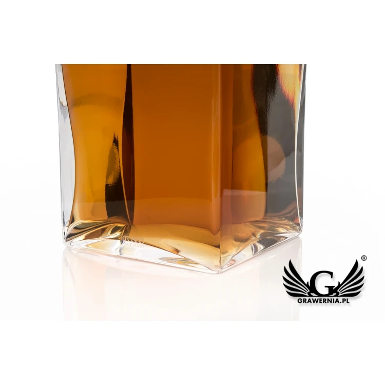 Engraved Decanter for Whisky or Liqueurs - TREFL - Gift for Grandfather - KAR028