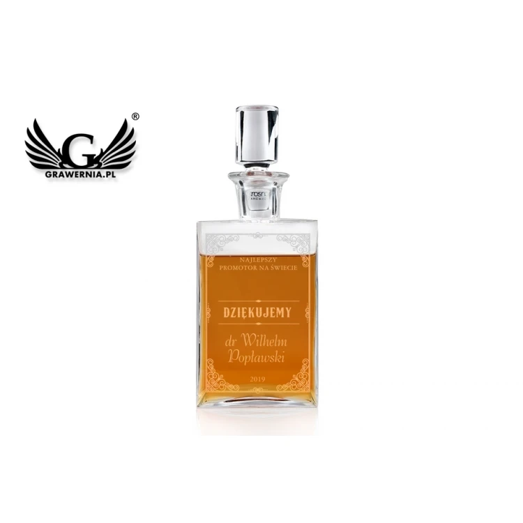 Engraved Decanter for Whisky or Liqueurs - CAMEL - Gift for Supervisor - KAR031