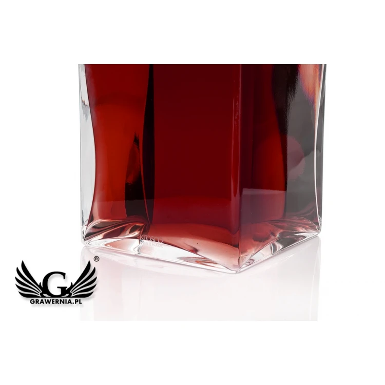Engraved Decanter for Whisky or Liqueurs - TREFL - Wedding Gift - KAR039