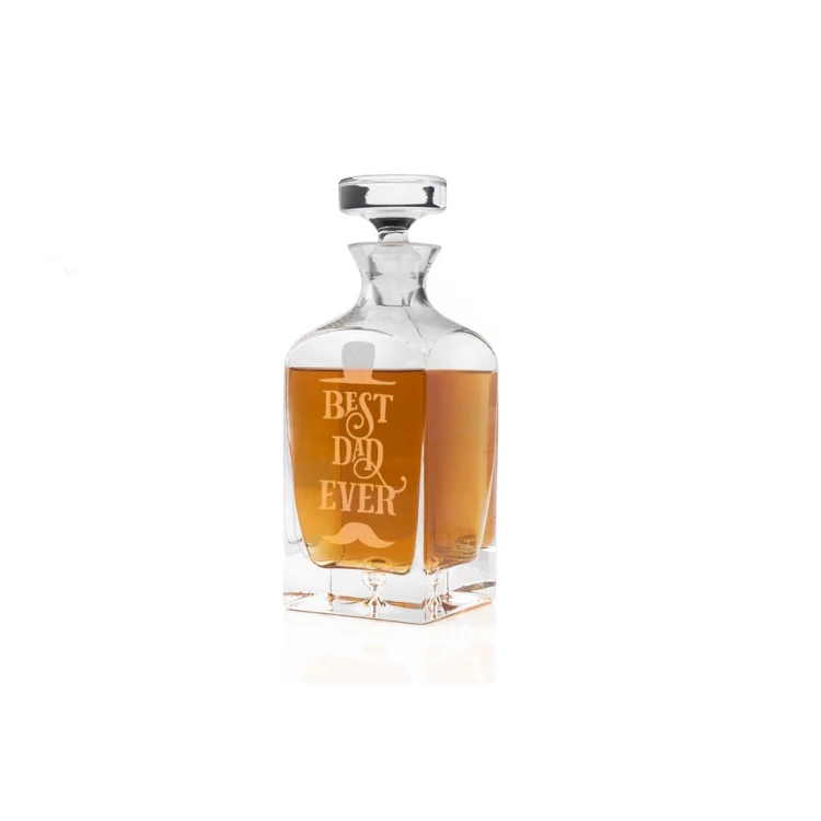 Engraved Decanter for Whisky or Liqueurs - LAMBERT - Gift for Dad - KAR022