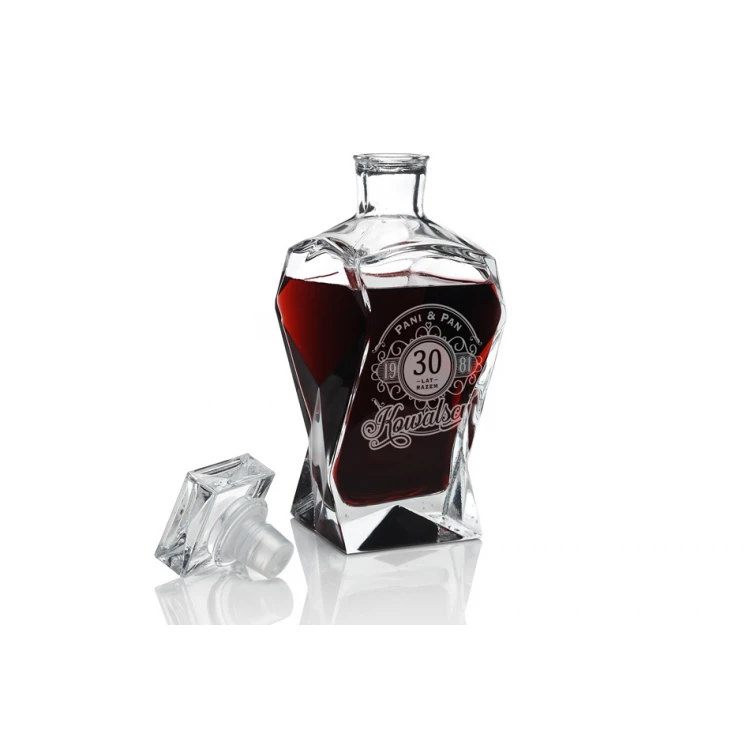 Engraved Decanter for Whisky, Wine and Liqueurs - LOUIS - Wedding Anniversary - KAR014