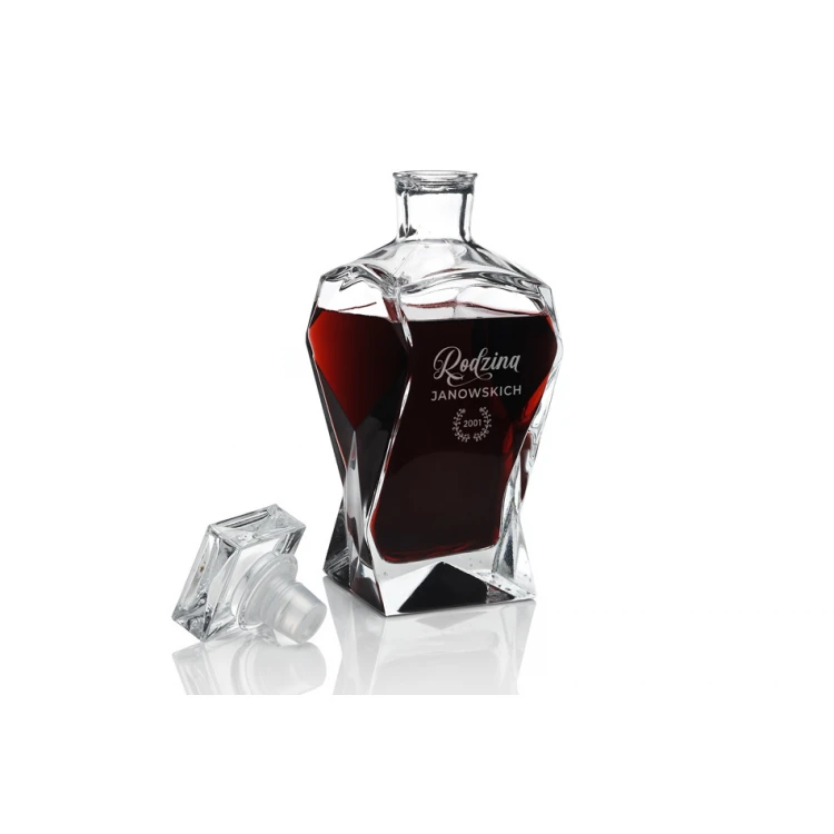 Engraved Decanter for Whisky, Wine and Liqueurs - LOUIS - Wedding Anniversary - KAR012