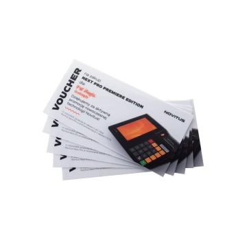 Plastic Card - Voucher - HIPS Material 1mm - Size 210x102mm - UV Color Print - WZ038
