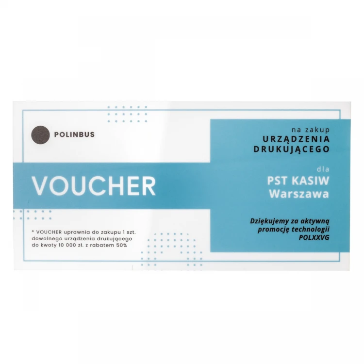 Plastic Card - Voucher - HIPS Material 1mm - Size 215x101mm - UV Color Print - WZ040