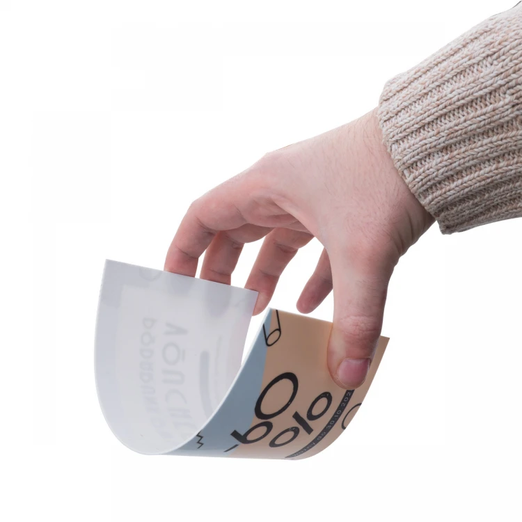 Plastic Card - Voucher - HIPS material 1mm - dimensions 215x101mm - UV color print - WZ042