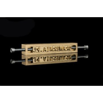 Marking cassette for hot and cold text embossing - single line - CNC060