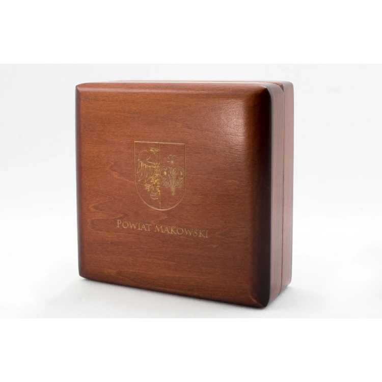 Wooden case box for a 70mm diameter medal - KAS04