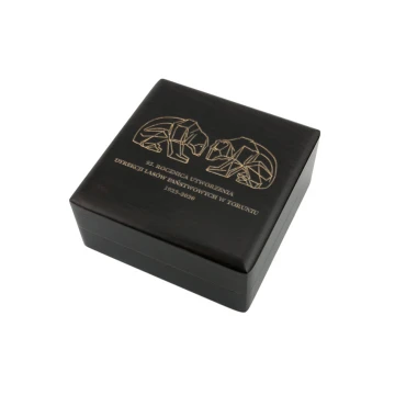 Wooden case box for a 70mm diameter medal - wenge color - KAS13