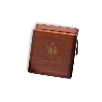 Wooden case box for a 70mm diameter medal - KAS04