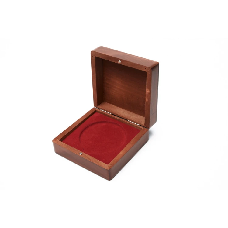 Wooden case box for a 70mm diameter medal - KAS015