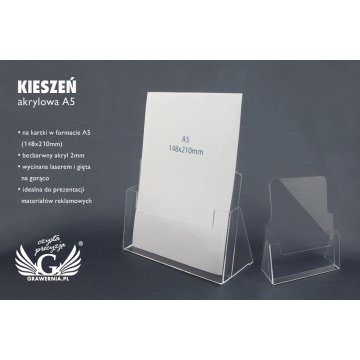 Acrylic Pocket A5 (148x210mm) - model K009