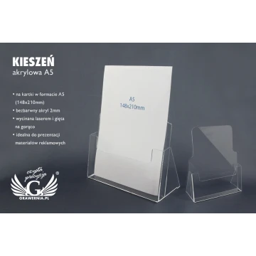 Acrylic Pocket A5 (148x210mm) - model K009