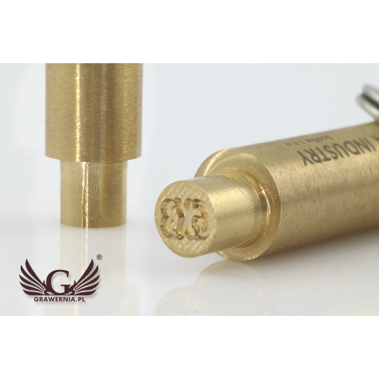 Pocket Brass CNC Engraved Gauge - Reflection Diameter: 6.8mm