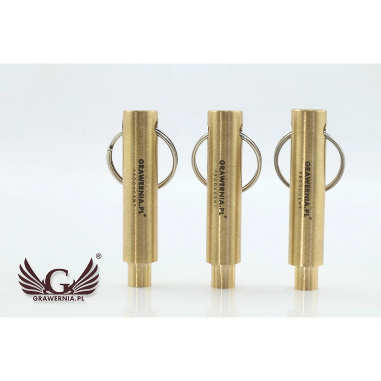 Pocket Brass CNC Engraved Gauge - Reflection Diameter: 6.8mm