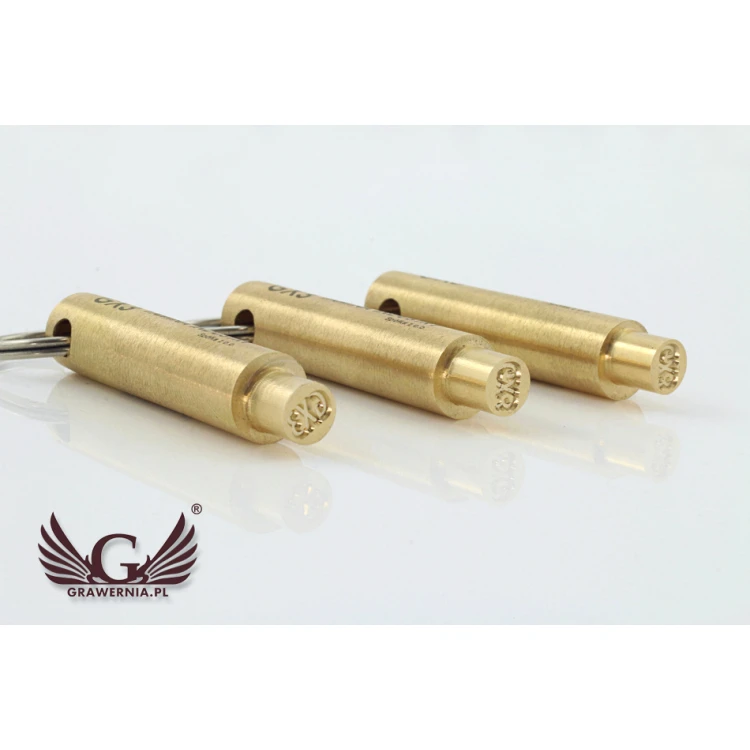 Pocket Brass CNC Engraved Gauge - Reflection Diameter: 6.8mm